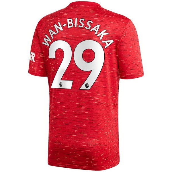 Camiseta Manchester United NO.29 Wan Bissaka 1ª Kit 2020 2021 Rojo